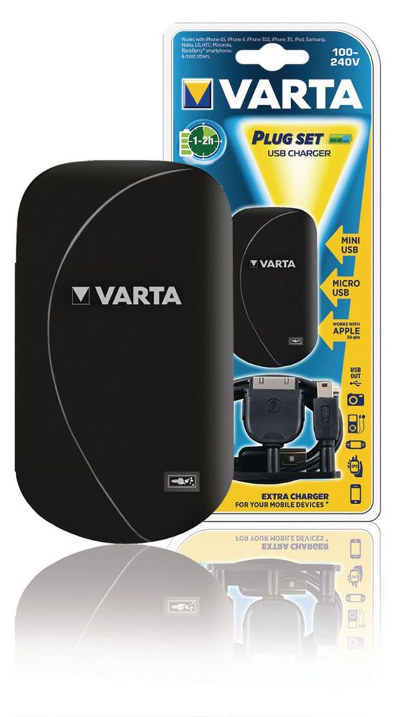 VARTA - Akku-Ladegerät-0-Professional V-Man Plug aktualisiert (inkl. Adapter - 57057201401