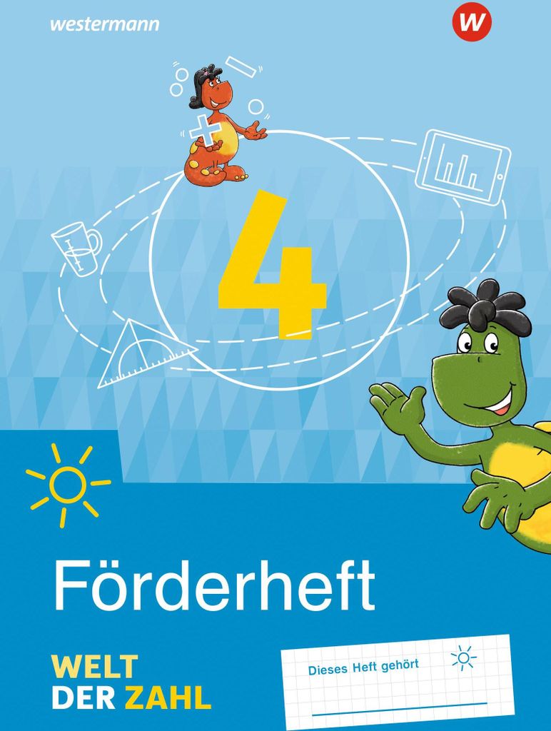 Welt der Zahl 4. Förderheft. Allgemeine Ausgabe Produktbild 