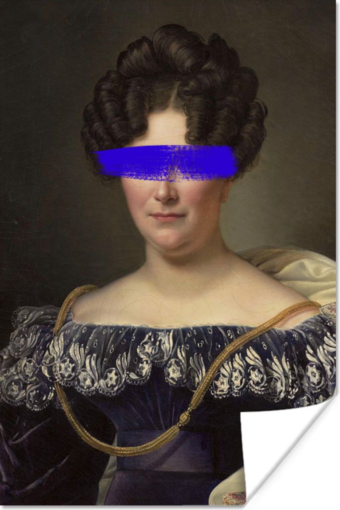 MuchoWow Poster Johanna Henriette Engelen - Dubois Drahonet - Gemälde 40x60 cm - Plakate für die Wand - Poster Babyzimmer
