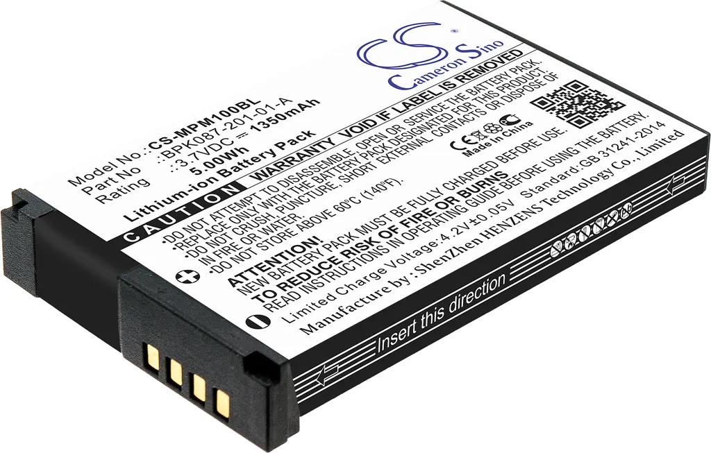 Batterie MPM-100 pour VeriFone VX600 et Motorola de haute qualité