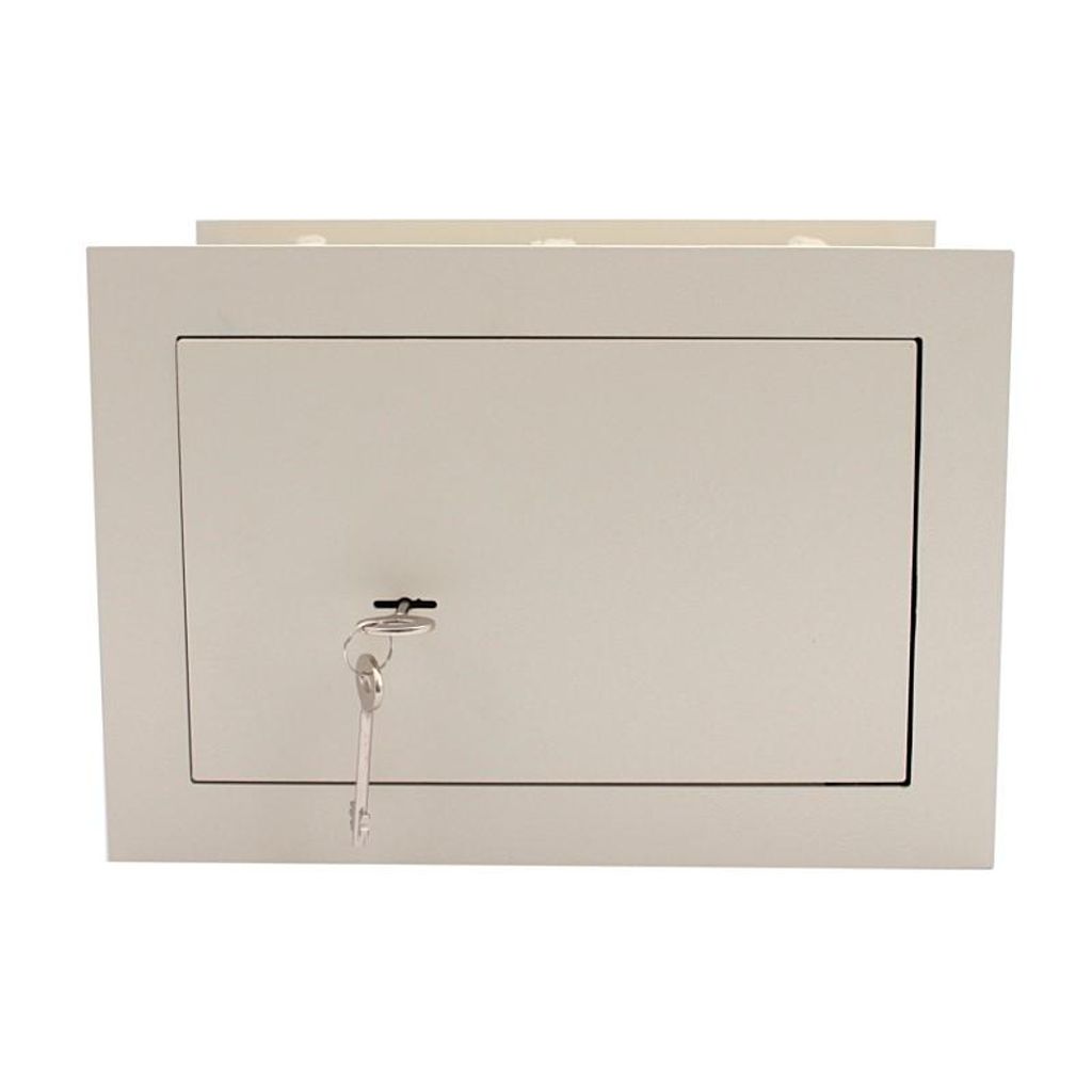 Coffre-fort mécanique pour bâtiments, 33 x 20 x 23 cm, pour Image du produit 