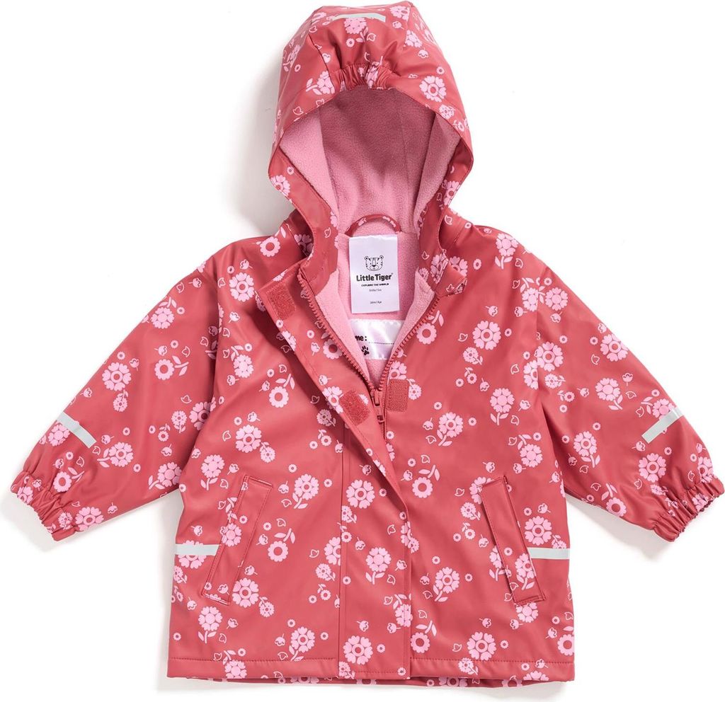 Regenjacke für Kinder | mit Fleece gefüttert |  | winddicht Produktbild 1
