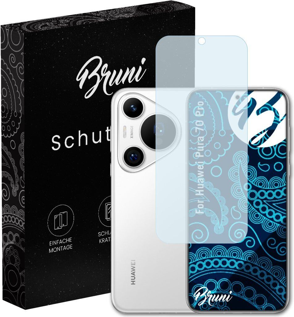Bruni Basics-Clear 2x Schutzfolie kompatibel mit Huawei Produktbild 