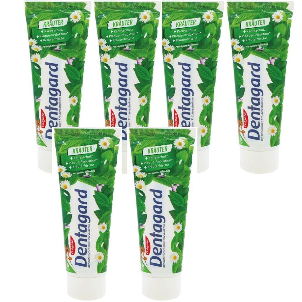 6x 75 ml Dentagard Zahncreme  Original in der Tube Produktbild 