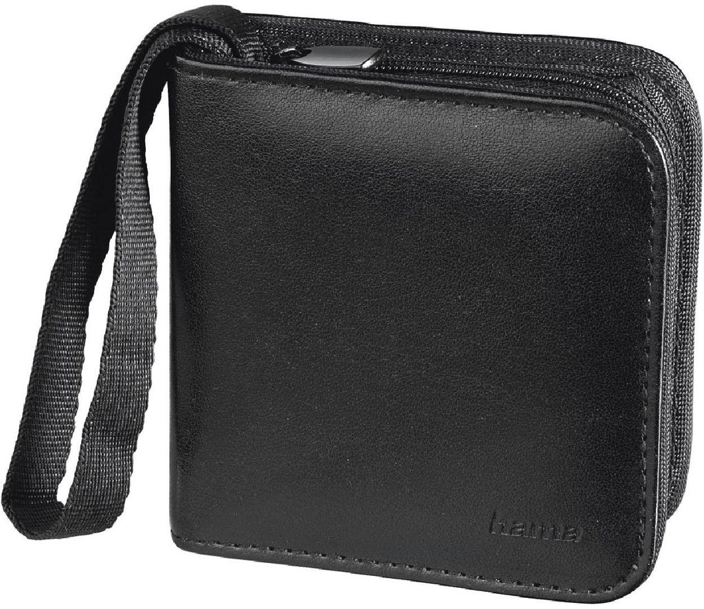 Hama Wallet 12 SD, Koskin, Schwarz, 127 mm, 93 mm, 30 mm, Produktbild 