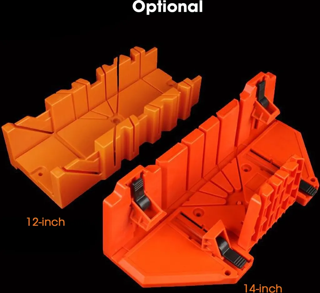 Boîte de sciage antidérapante 14" avec angles 45° 90° et 22,5° Pro - 3