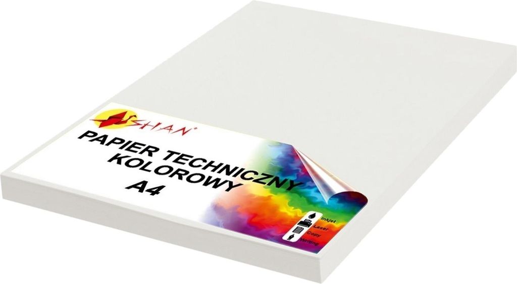 Technisches Papier A4 170g weiß-grau 100 Blatt Produktbild 