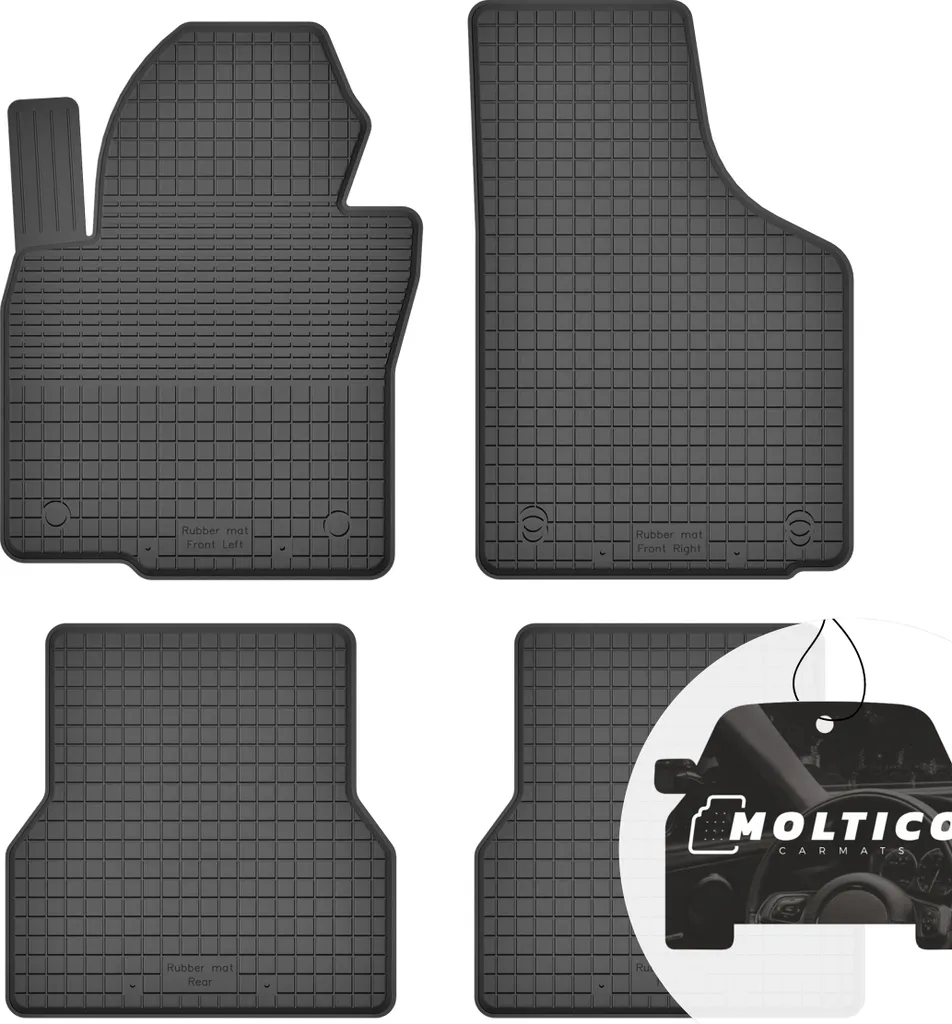 Accessori Audi A3 8P: Tappetini in Gomma Premium su Misura - Set 4 pz