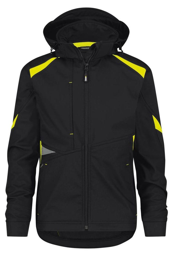 Dassy Jacke, SCHWARZ/WARNGELB, Gr. 4XL