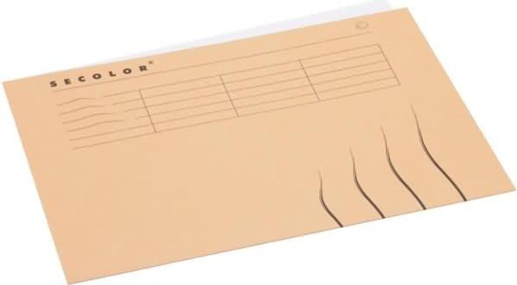 Jalema – Faltmappe A4, 100 % recycelter Karton, 250 g, beige | 25 Stück