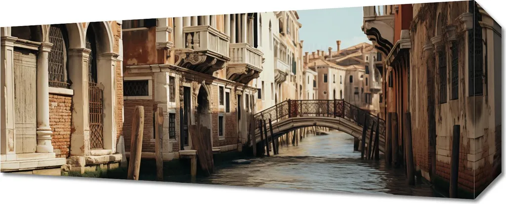 Decorazione Parete Venezia 50x20 - Quadro Panoramico Design Interni