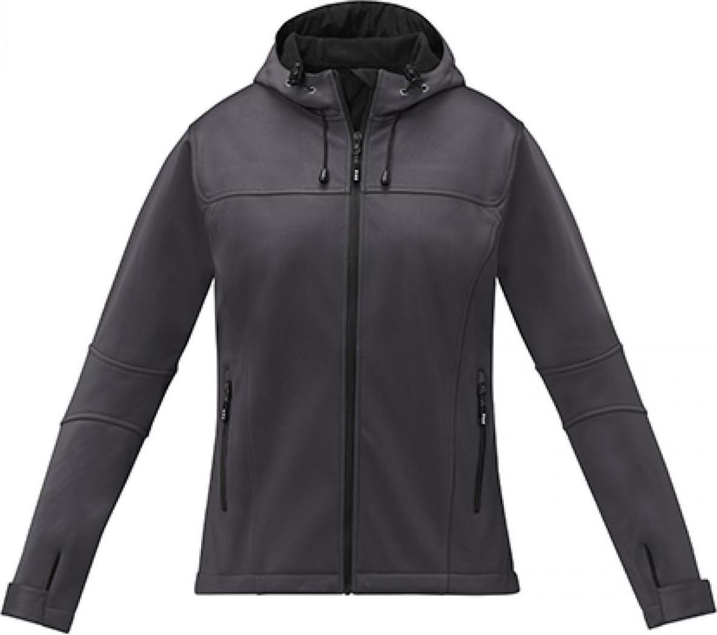 Elevate 38328 | LadiesŽMatch Softshelljacket XS bis 2XL - Farbe: Storm Grey - Größe: XS