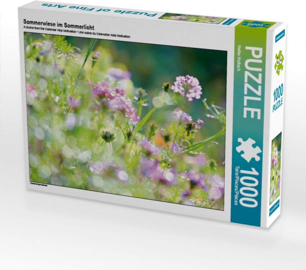 Calvendo Sommerwiese im Sommerlicht 1000 Teile Puzzle quer Produktbild 