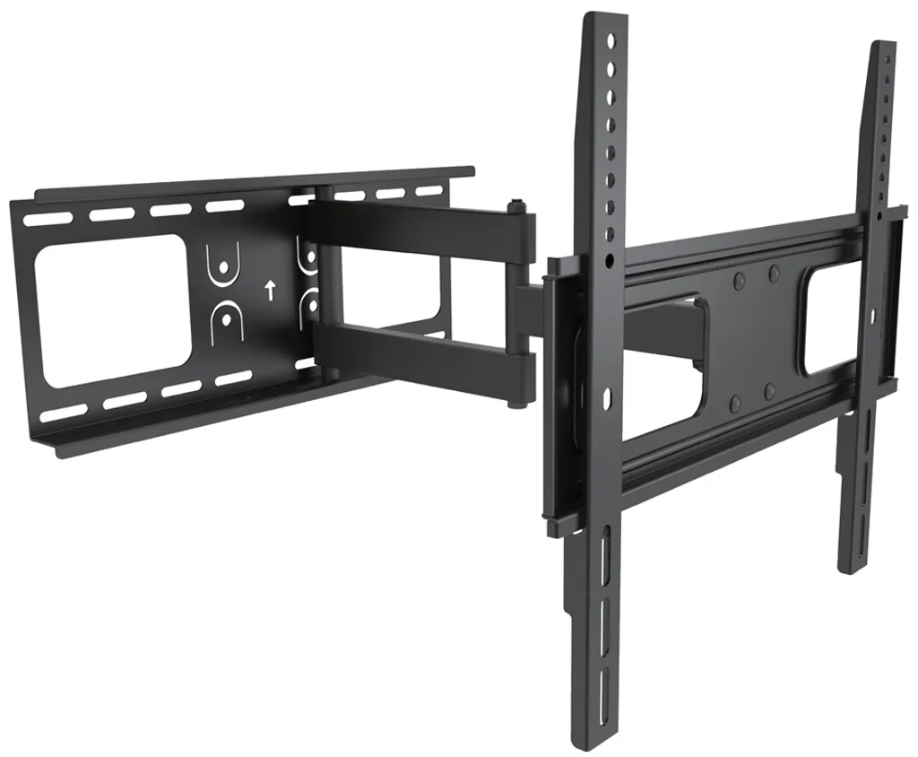 Support TV Mural Articulé pour Téléviseur LED et LCD de 81 à 140 cm Noir