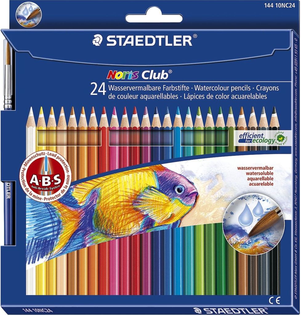 STAEDTLER astuccio in cartone matita colorata Noris aqua Immagine del prodotto 