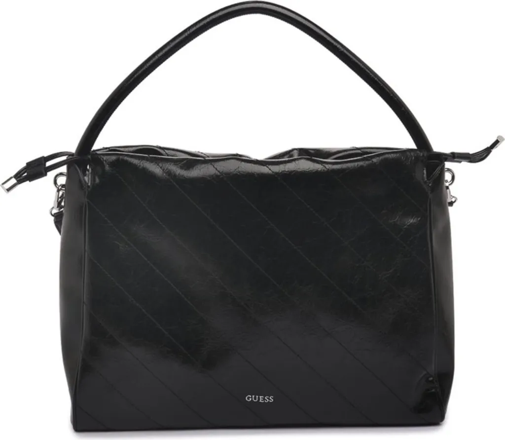 Sac Guess Noir HWMY96 Finition Mat - Sac porté main avec Logo Distinctif