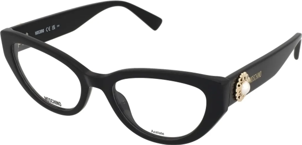 Lunettes de soleil Moschino MOS631 807 monture noire chic et élégante