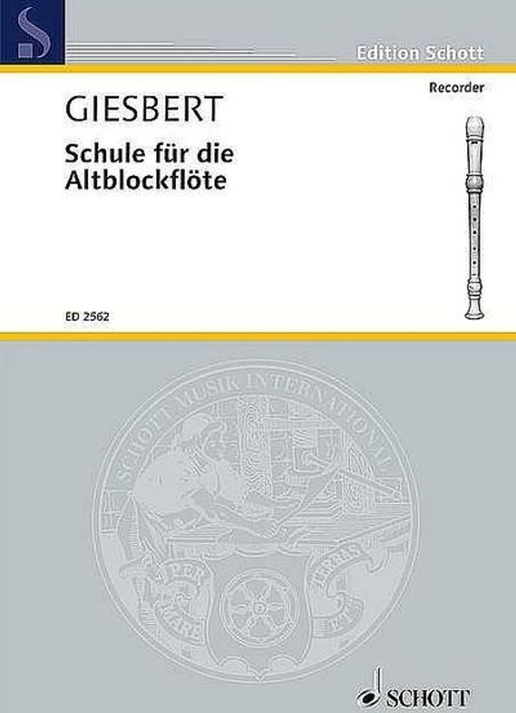 Schule für die Altblockflöte