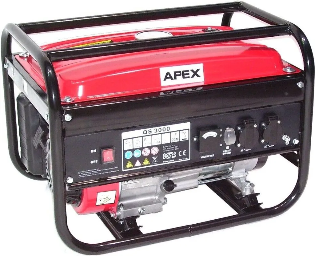 Générateur d'électricité robuste 3000 avec moteur essence puissant