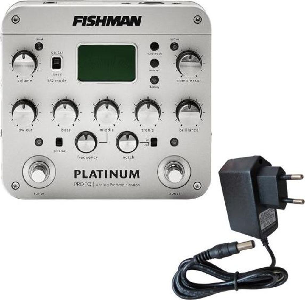 Fishman PRO-PLT-201 Platinum Pro EQ Vorverstärker mit Netzteil