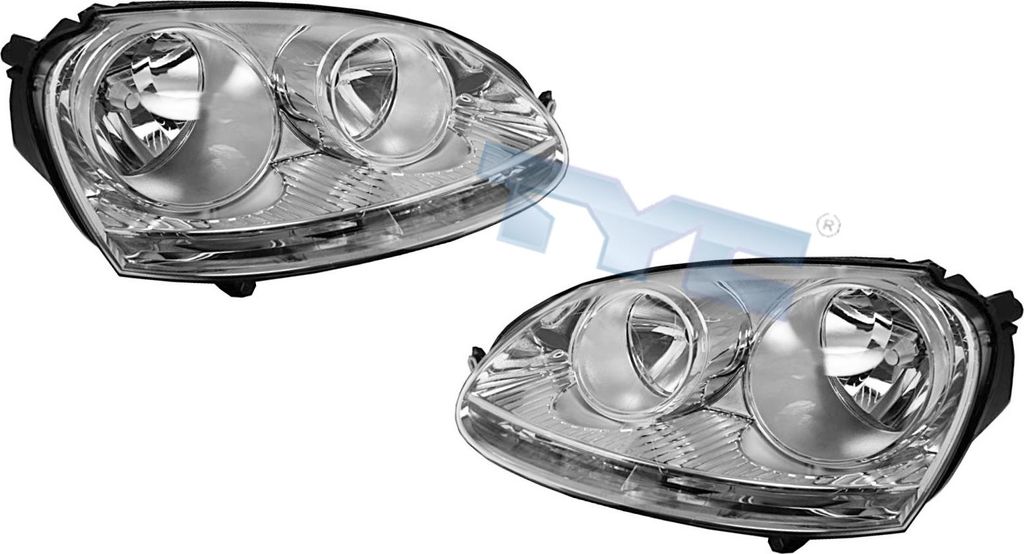 SET SCHEINWERFER Hauptscheinwerfer für VW GOLF V JETTA GOLF Produktbild 