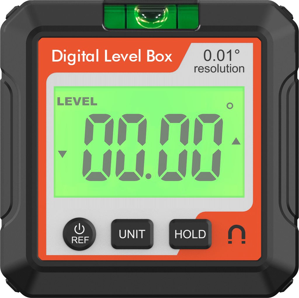 Digitální úhloměr, elektronická vodováha s LCD displejem a Obrázek produktu 