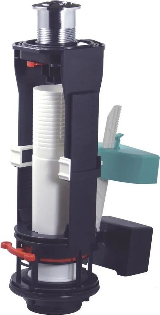 Mécanisme de Chasse d'Eau 3/6L Soupape à Poussoir Double Flux pour WC