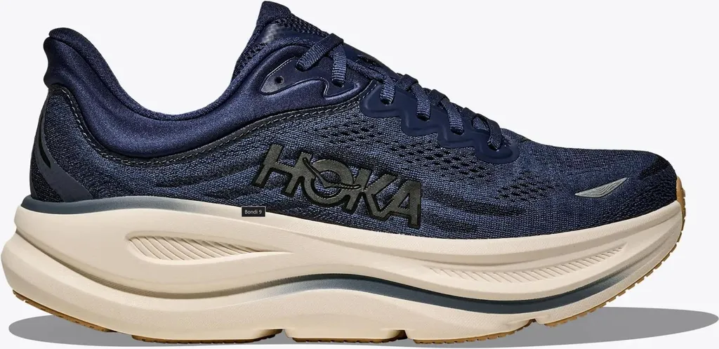 Chaussures Hoka Bondi 9 bleues taille 45 pour homme running et sport