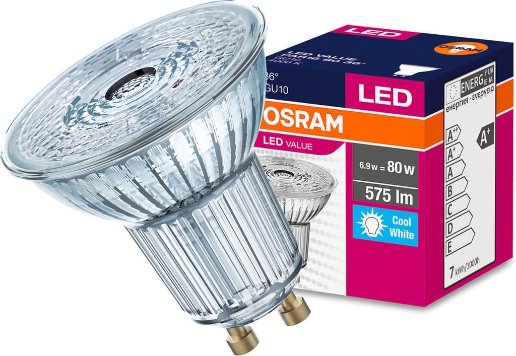 Osram LED Spot Value PAR16 36° 6,9W neutrální bílá GU10 Obrázek produktu 3
