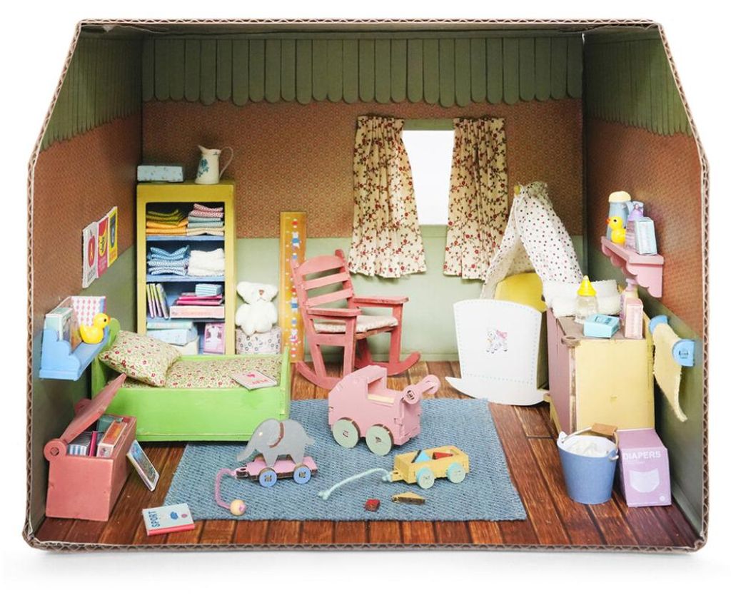 Het Muizenhuis Babydiorama Sam und Julia - Spielzimmer Dekoration