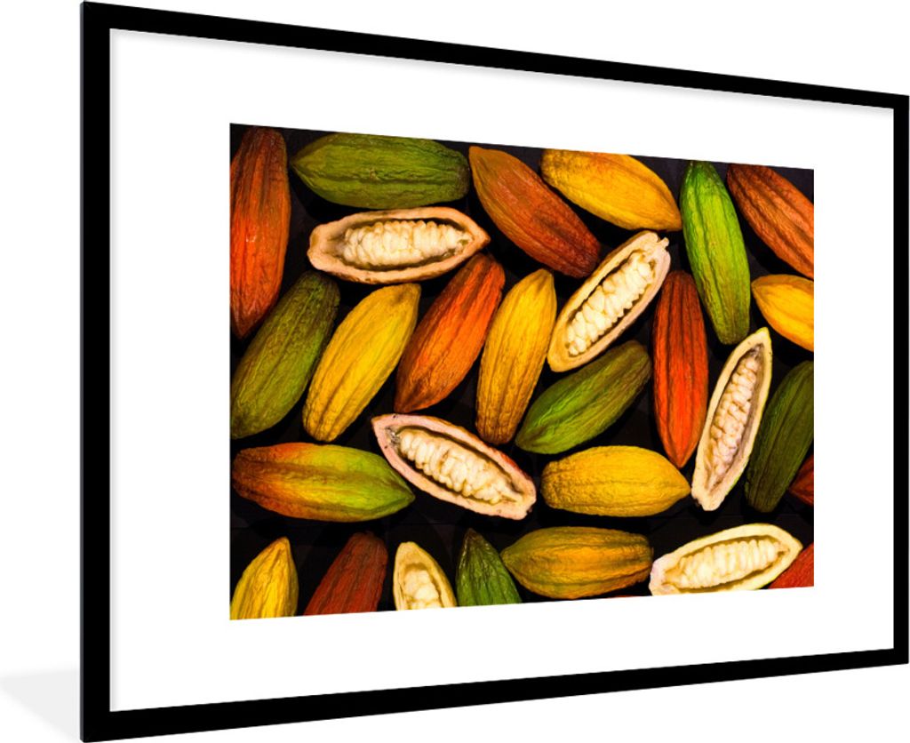 MuchoWow® Gerahmtes Poster Offene und geschlossene Schoten Produktbild 