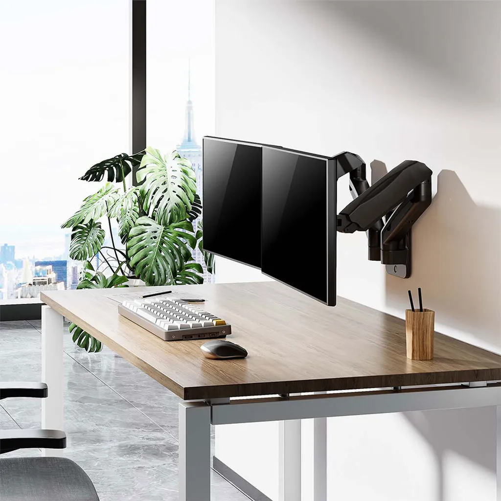 Support de Bureau pour 2 Écrans Aisens WT32TSR-225 - Bras Articulé