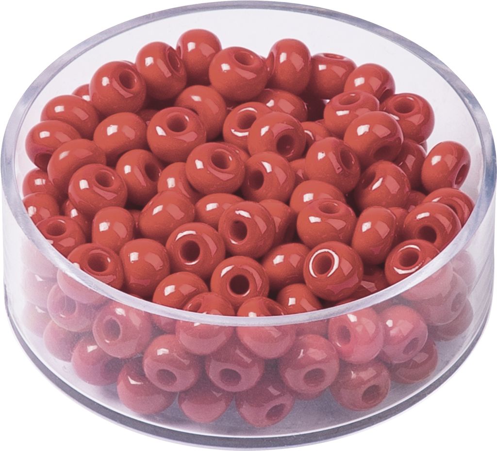 KNORR PRANDELL 213102165 Böhmische Rocailles Ø 5 mm Glas karminrot