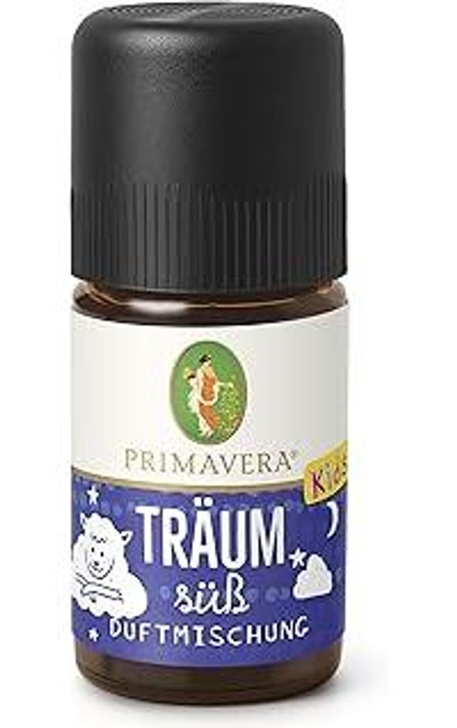 PRIMAVERA Kids Träum süß Duftmischung 5 ml - Aromaöl, Duftöl, ätherisches Öl, Aromatherapie - entspannend - vegan