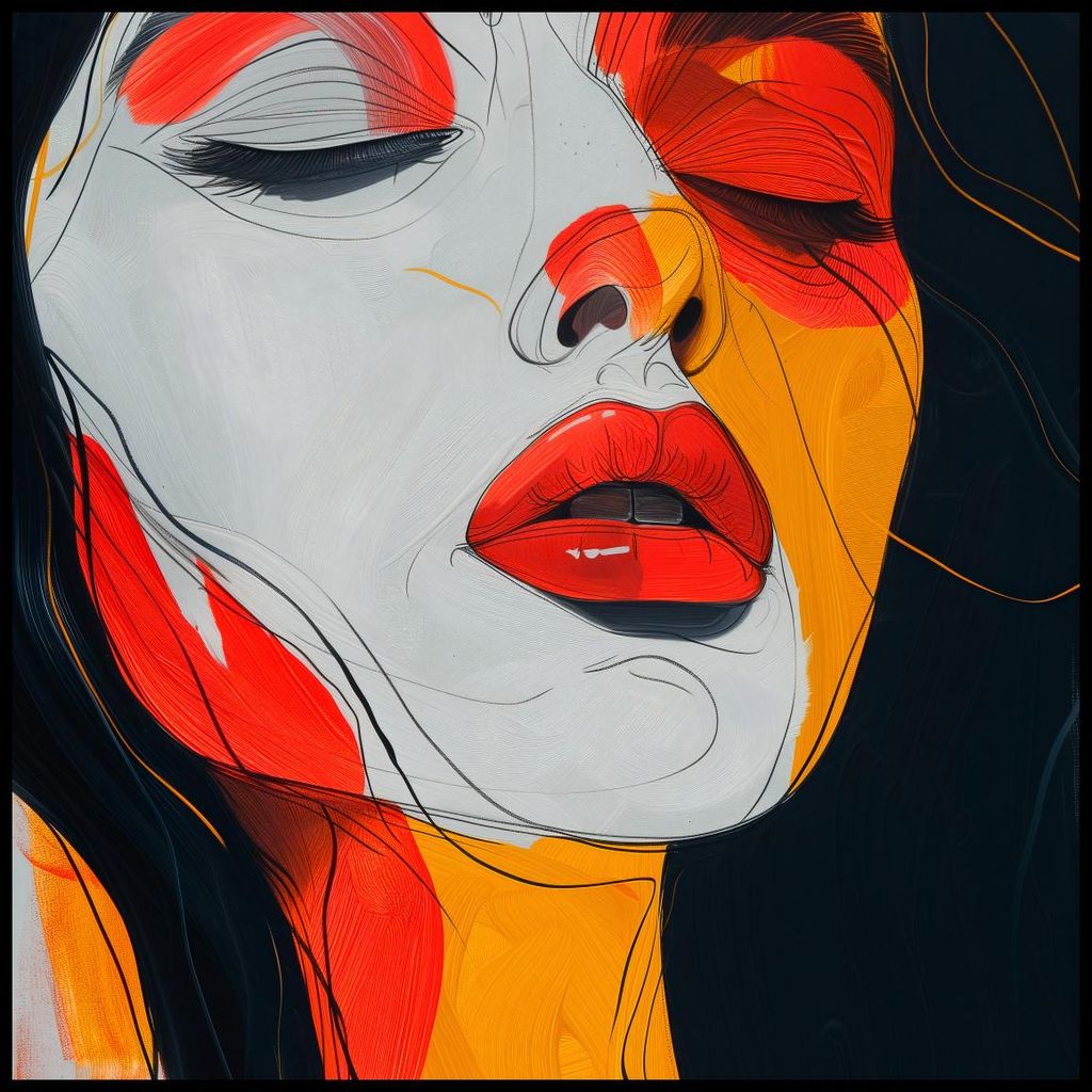 Plakat 90x90cm Verschüttete Gedanken