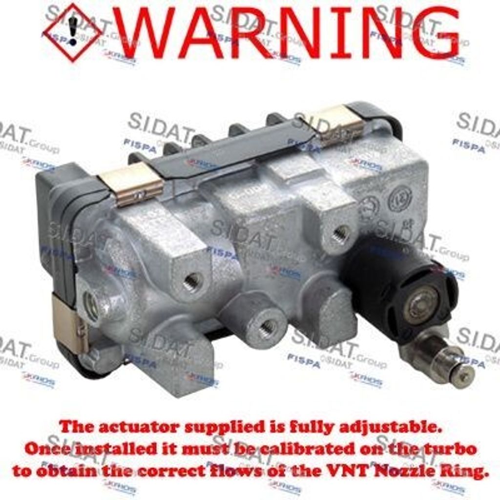 SIDAT Stellelement Turbolader 48.1017 für JEEP WRANGLER III (JK) elektronisch