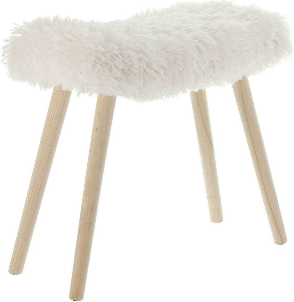 FRANK FLECHTWAREN Hocker Kuschelfell Produktbild 3