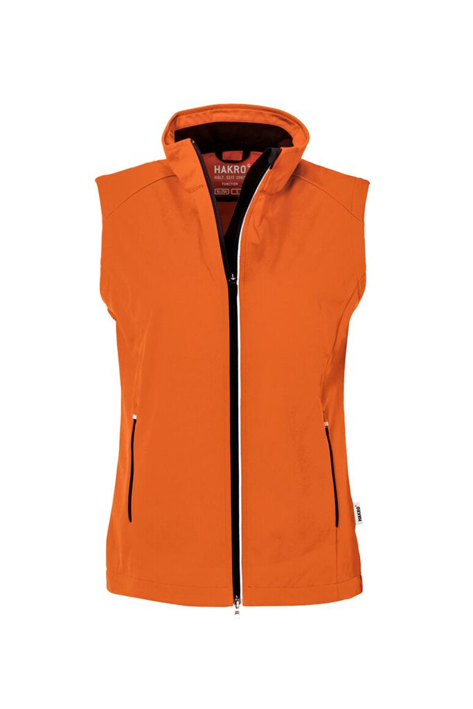 HAKRO Damen Light-Softshellweste Sarina 254, orange, XS