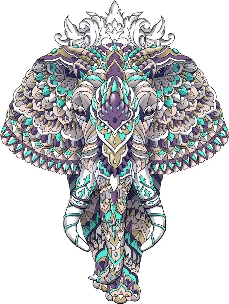 Activité de Détente : Puzzle Bois Éléphant pour Décoration et Loisir