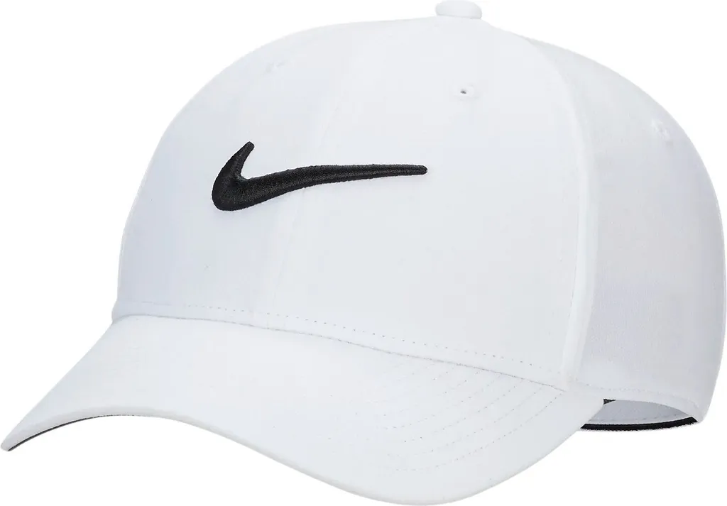 Cappello Nike Club Swoosh FB5625-100 Bianco - Performance Dri-FIT M/L