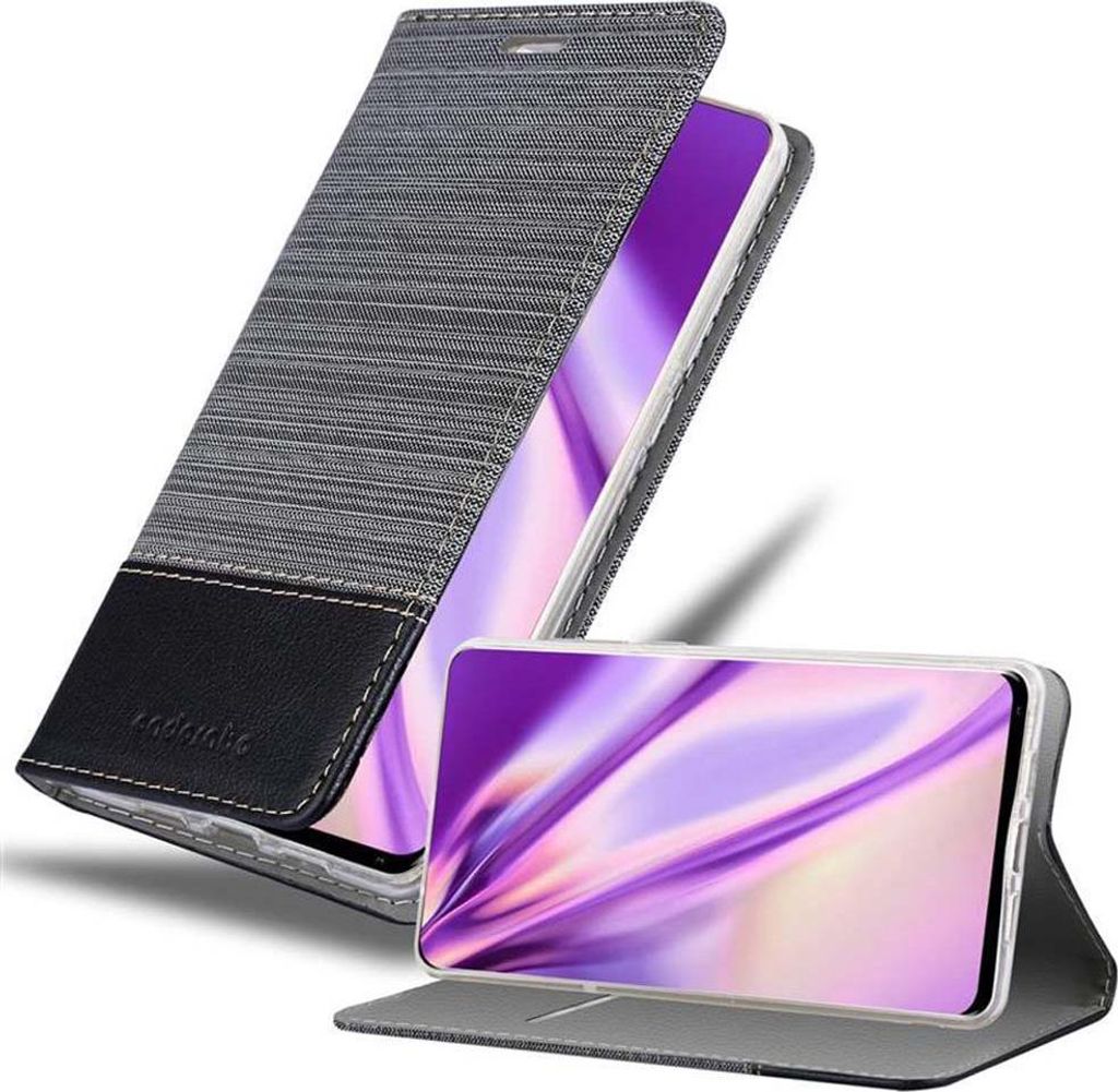 Cadorabo Hülle für Xiaomi Mi MIX 2 Schutzhülle in Grau Handy Hülle Etui Book Case Cover