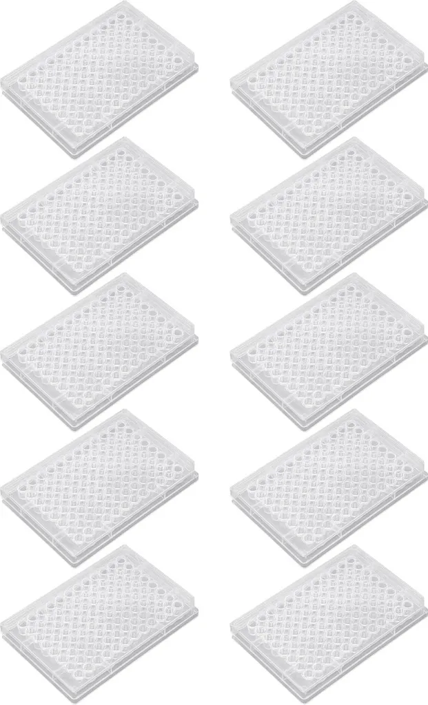 Plaque de culture 96 puits anti évaporation et contamination x10