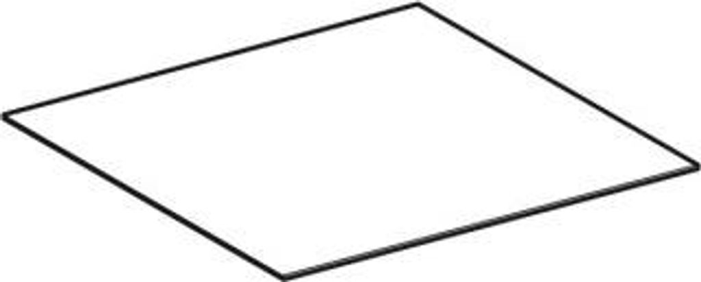 Geberit 243852JK1 Abdeckplatte /Glas für Seitenschrank