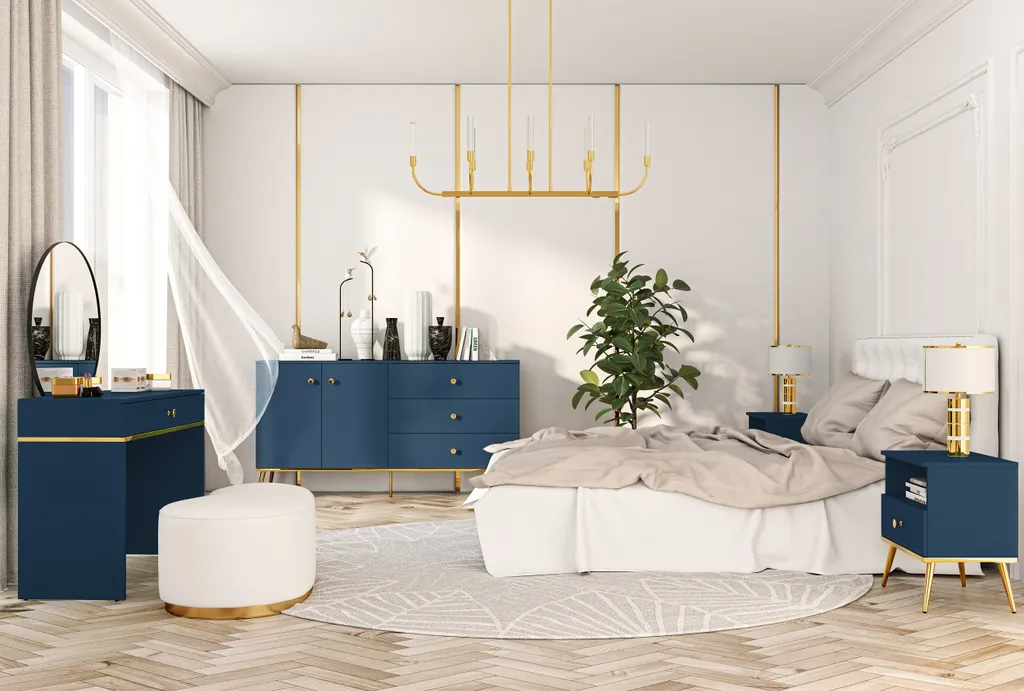 Comodino MADO - blu - 9