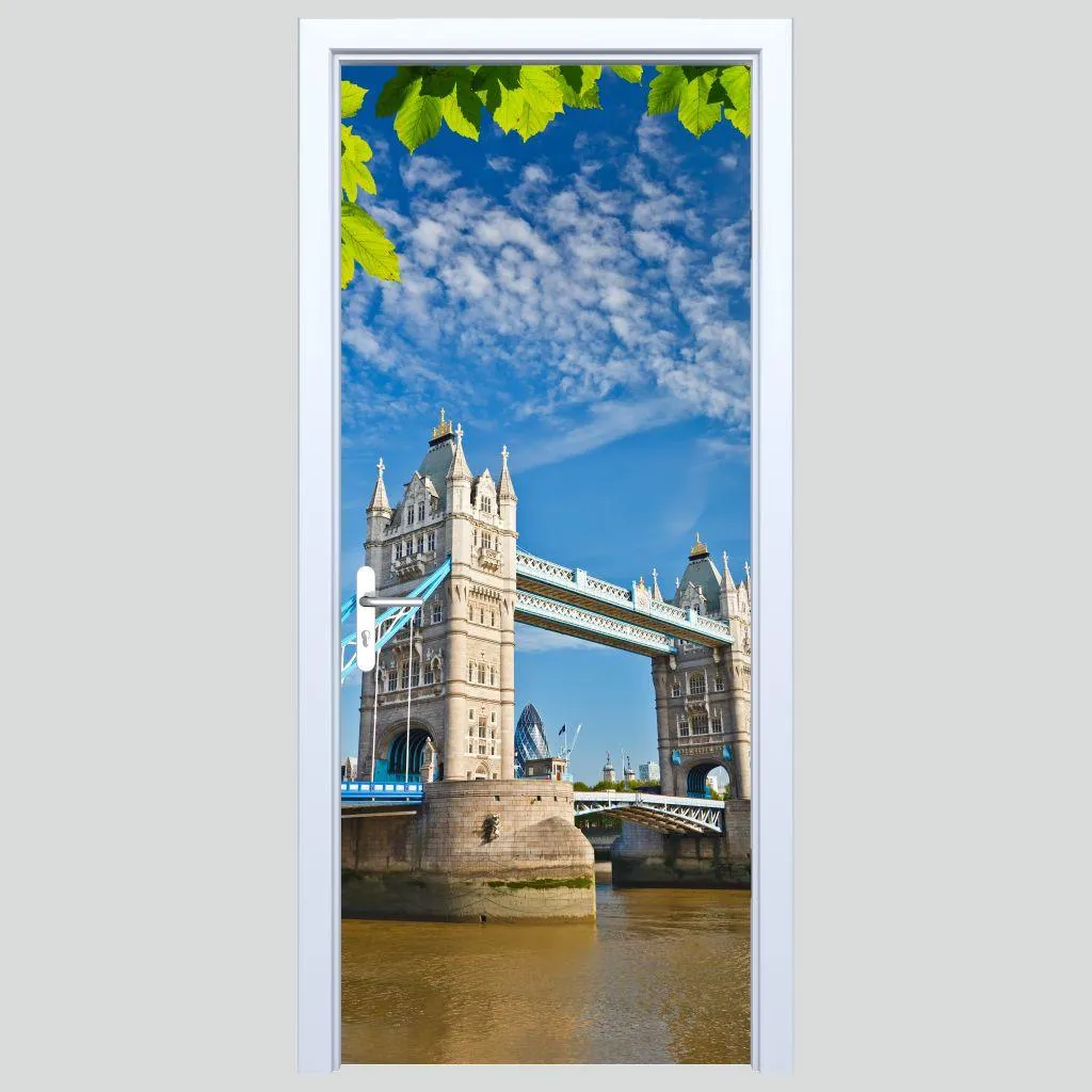 Rinnova Porta Economico Tower Bridge 267PD - Tessuto Effetto Murales