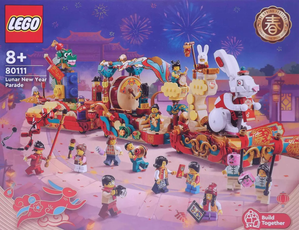 Décoration Festive LEGO 80111 Parade du Nouvel An Lunaire pour la Maison