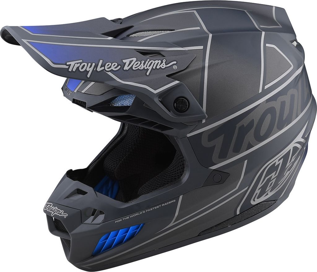 Troy Lee Designs SE5 ECE Composite MIPS Helm, Team, gray, XXL | 62-63cm