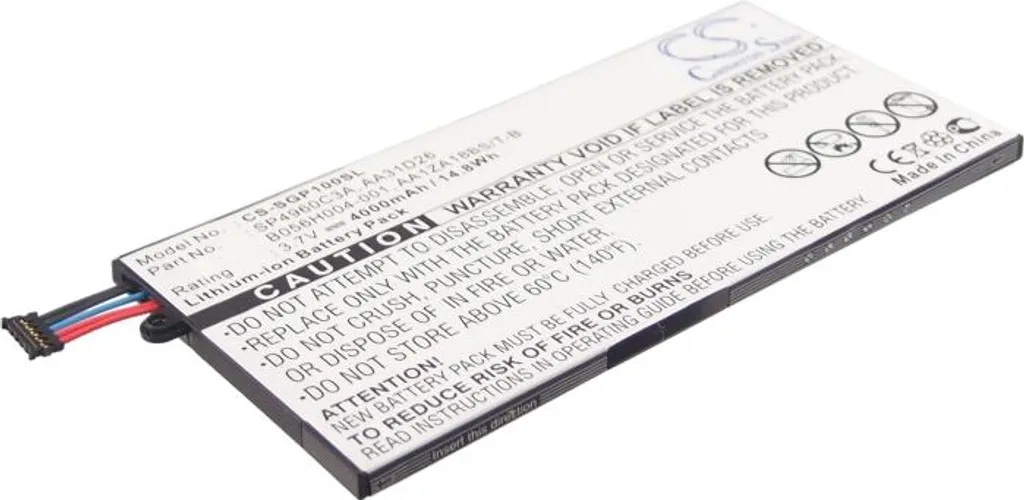 Ricambio Batteria Samsung Galaxy Tab 7.0 GT-P1000 | TECHTEK 3.7V 4000mAh