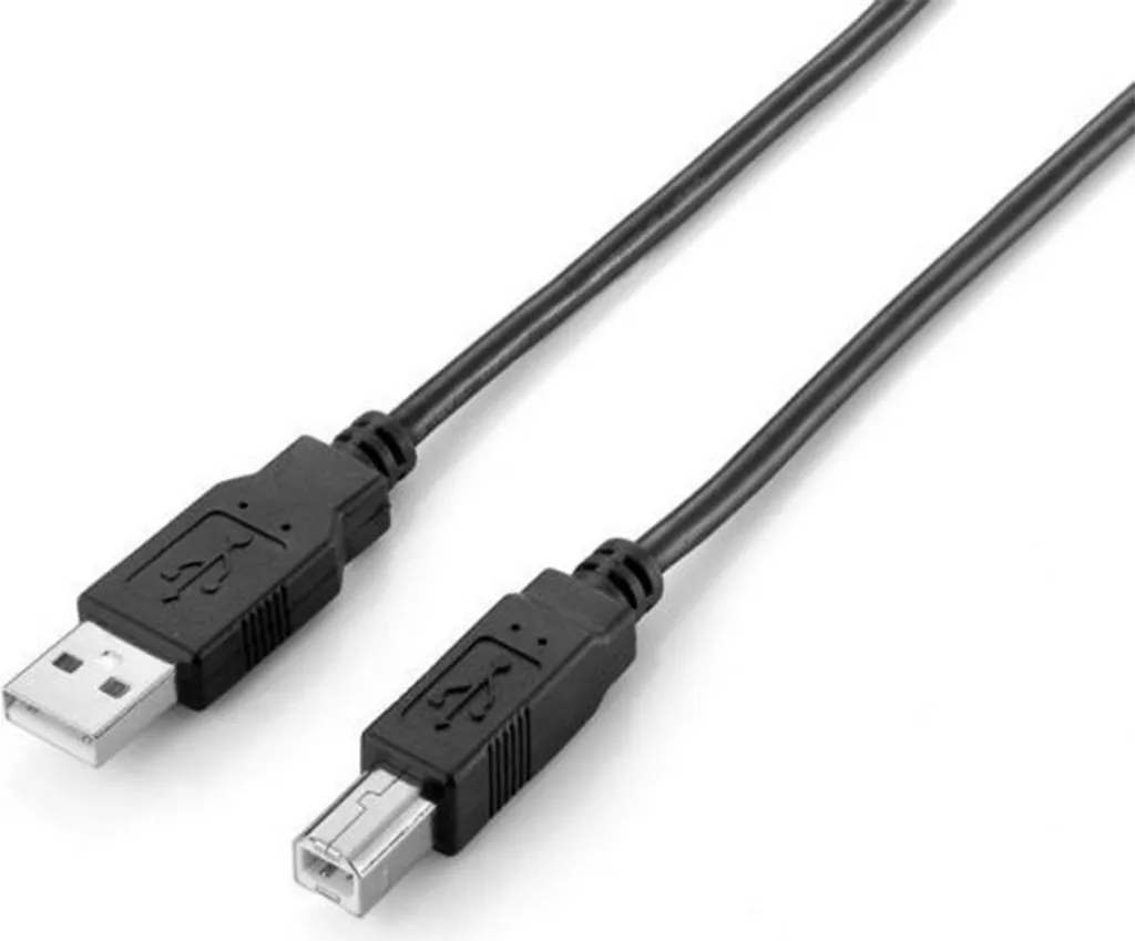 Cavo USB 2m per Stampante Equip 128864 - Connettore A-B Nero