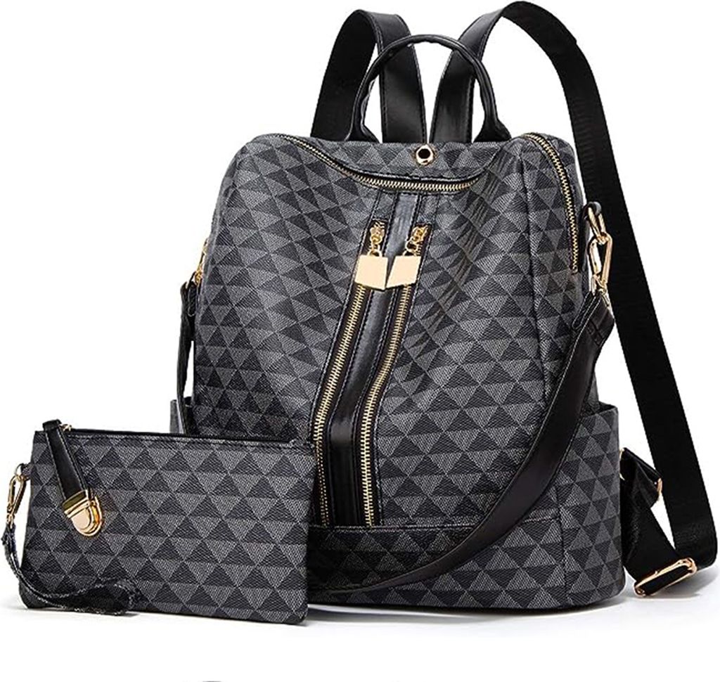 STILVORA 2er Set Damen Rucksack, Großer Freizeitrucksack Produktbild 
